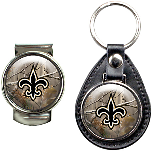 New Orleans Saints Open Field Keychain/Money Clip