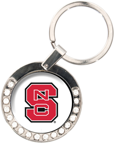 NCAA North Carolina State Rhinestone Key Chain