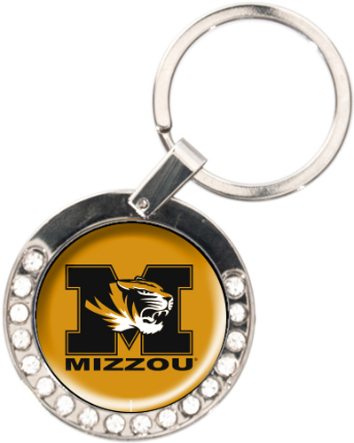 NCAA Missouri Tigers Rhinestone Key Chain