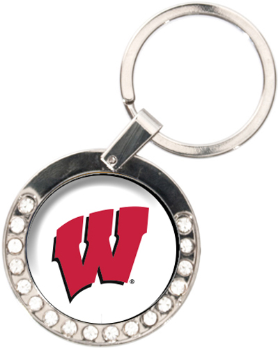 NCAA Wisconsin Badgers Rhinestone Key Chain