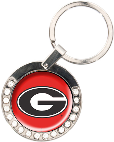 NCAA Georgia Bulldogs Rhinestone Key Chain
