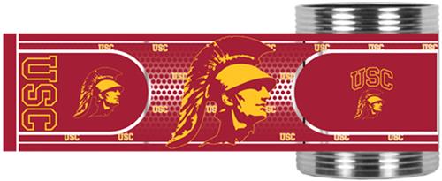 USC Trojans Stainless Steel Can Holder Hi-Def Wrap