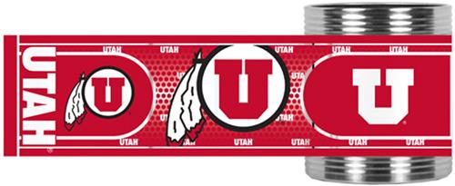 Utah Utes Stainless Steel Can Holder Hi-Def Wrap