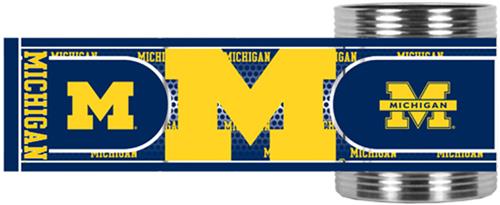 Wolverines Stainless Steel Can Holder Hi-Def Wrap
