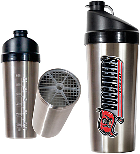 NFL Tampa Bay Buccaneers Stainless Protein Shaker