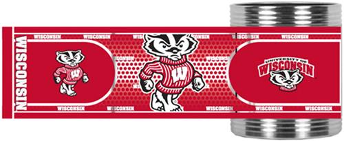 Wisconsin Stainless Steel Can Holder Hi-Def Wrap