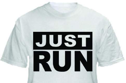 1 Line Sports Just Run T-Shirt