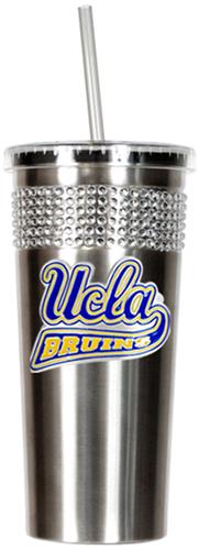 NCAA UCLA Bruins Stainless Bling Tumbler Straw
