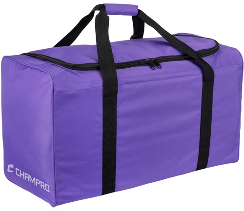 Champro Extra Large Capacity Bag 30"x18"x16"; One Size; Purple. Embroidery is available on this item.