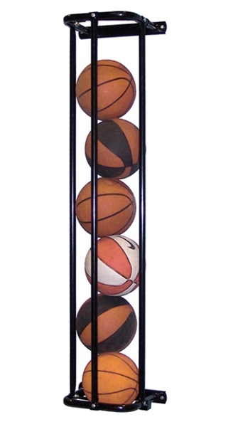 Auto Role Stack Basketball Rack Ball Rack - Wall Mounted - StackMaster (Single - 8 Basketballs ...