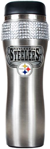 NFL Pittsburgh Steelers Stainless Bling Tumbler