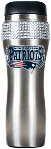 NFL New England Patriots Stainless Bling Tumbler