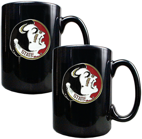 NCAA Florida State Seminoles 2pc Coffee Mug Set