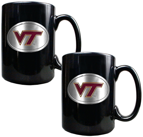 NCAA Virginia Tech Hokies 2pc Coffee Mug Set