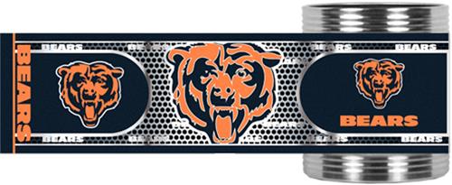 NFL Chicago Bears Metallic Wrap Can Holders