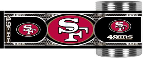 NFL San Francisco 49ers Metallic Wrap Can Holders