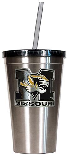 NCAA Missouri Tigers Stainless Steel 16oz Tumbler