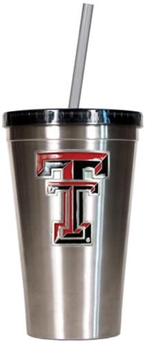 NCAA Texas Tech Stainless Steel 16oz Tumbler