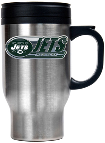 NFL New York Jets Stainless Steel Travel Mug
