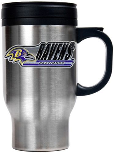 NFL Baltimore Ravens Stainless Steel Travel Mug