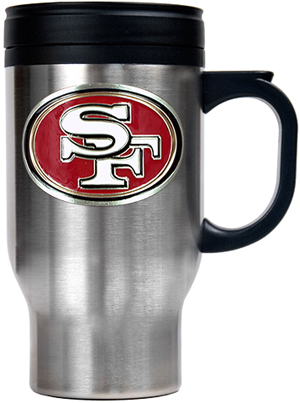 NFL San Francisco 49ers Stainless Steel Travel Mug