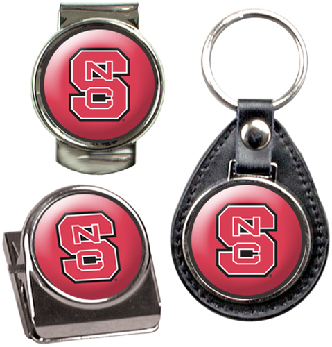 NCAA NC State Key Chain Money Clip & Magnet Set