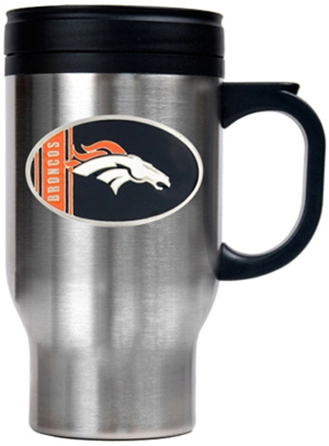 NFL Denver Broncos Stainless Steel Travel Mug