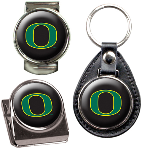 NCAA Oregon Key Chain Money Clip & Magnet Set