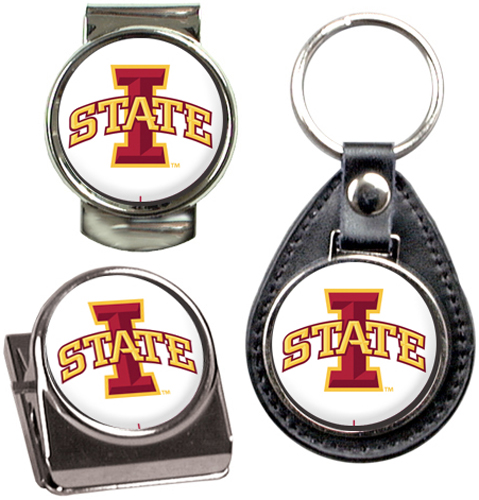 NCAA Iowa State Key Chain Money Clip & Magnet Set