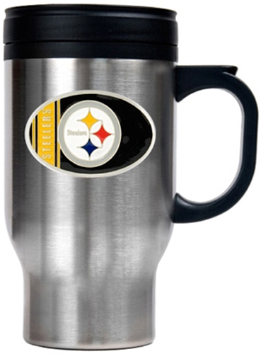 NFL Pittsburgh Steelers Stainless Steel Travel Mug