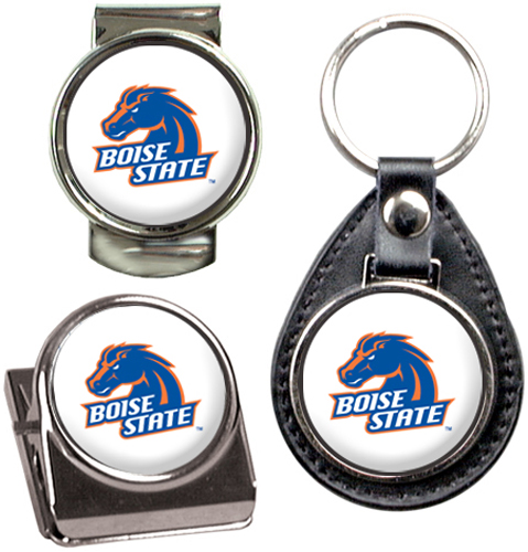 NCAA Boise State Key Chain Money Clip & Magnet Set