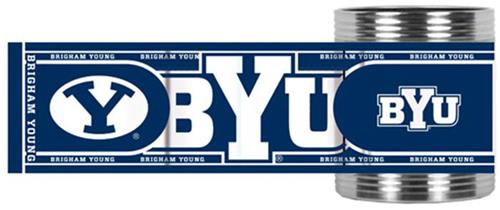 Brigham Young Stainless Can Holder Hi-Def Wrap