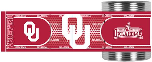 NCAA Oklahoma Stainless Can Holder Hi-Def Wrap