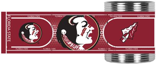 NCAA Florida St Stainless Can Holder Hi-Def Wrap