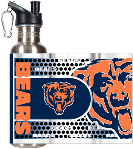 NFL Chicago Bears Stainless Steel Water Bottle