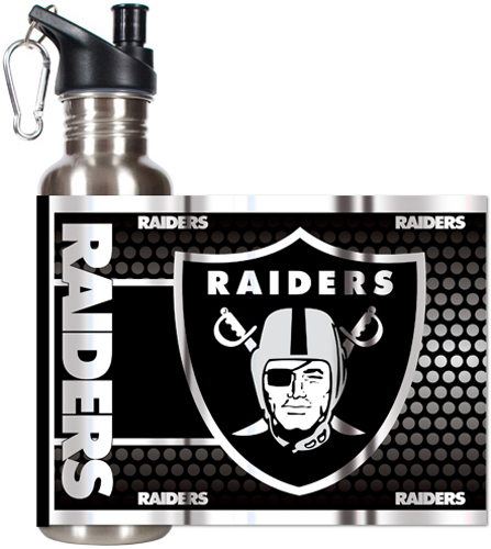 NFL Oakland Raiders Stainless Steel Water Bottle