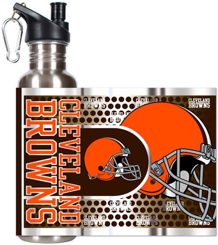 NFL Cleveland Browns Stainless Steel Water Bottle