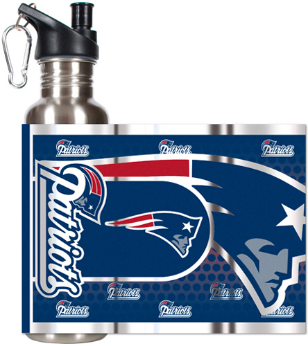 NFL New England Patriots Stainless Water Bottle