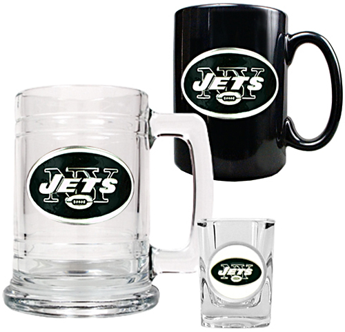 NFL New York Jets Tankard/Mug/Shot Glass Set