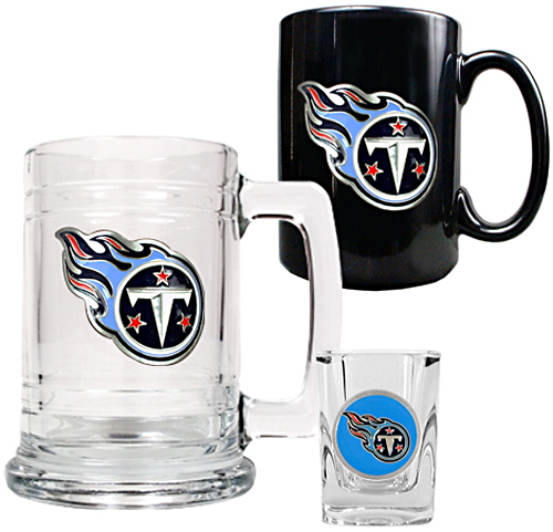 NFL Tennessee Titans Tankard/Mug/Shot Glass Set