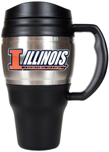 NCAA Illinois Heavy Duty Travel Mug