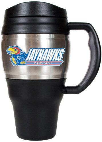 NCAA Kansas Jayhawks Heavy Duty Travel Mug