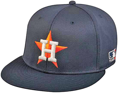 OC Sports MLB Houston Astros Mesh Home Cap 3D Logo