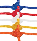 24'x8'x4'x10' Braided Soccer Goal Net 4.0MM PAIR