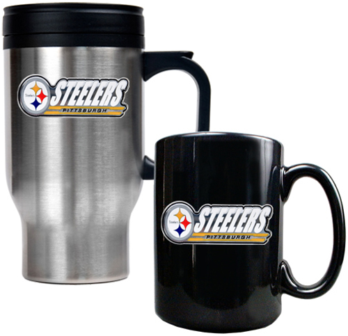 NFL Pittsburgh Steelers Travel Mug & Coffee Mug
