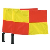 Deluxe Linesman Flags With Foam Grips - Set of 2