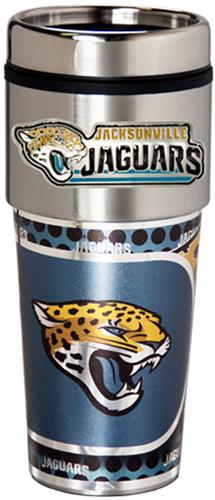 NFL Jacksonville Jaguars Tumbler w/ Metallic Wrap