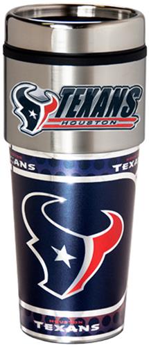 NFL Houston Texans 16oz Tumbler w/ Metallic Wrap