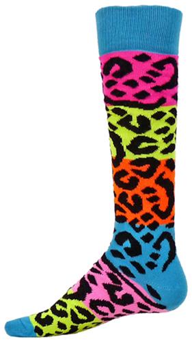 Red Lion Rainbow Leopard Socks