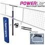 PowerLite Volleyball Net Center Upright System (3.5" Floor Sleeve) - NFHS, NCAA, USVBA Compliant
